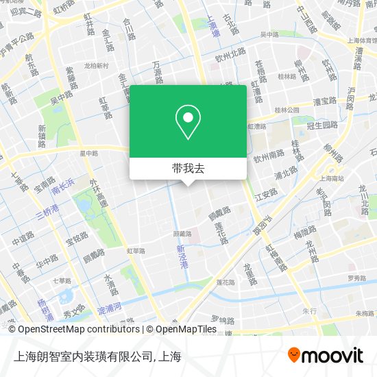 上海朗智室内装璜有限公司地图