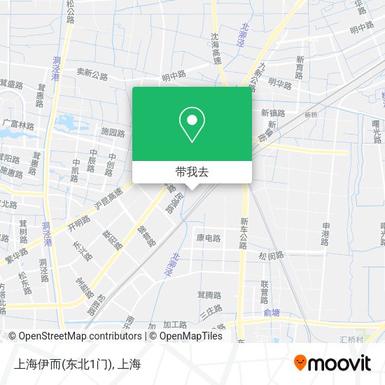 上海伊而(东北1门)地图