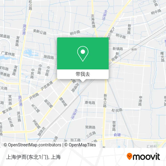 上海伊而(东北1门)地图