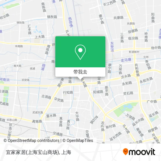 宜家家居(上海宝山商场)地图