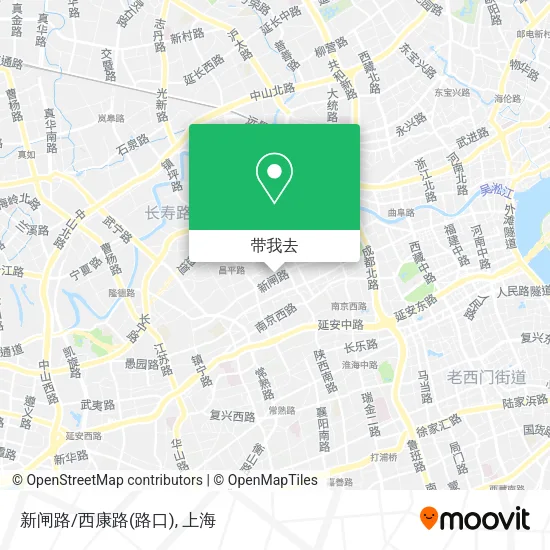 新闸路/西康路(路口)地图