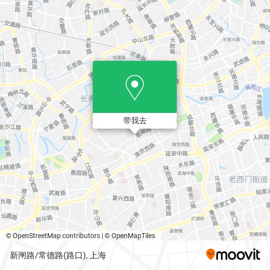 新闸路/常德路(路口)地图