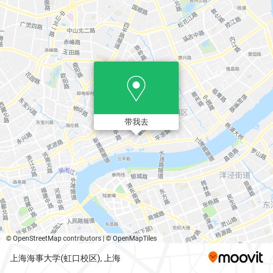 上海海事大学(虹口校区)地图