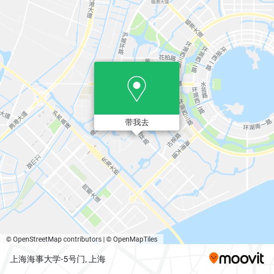 上海海事大学-5号门地图