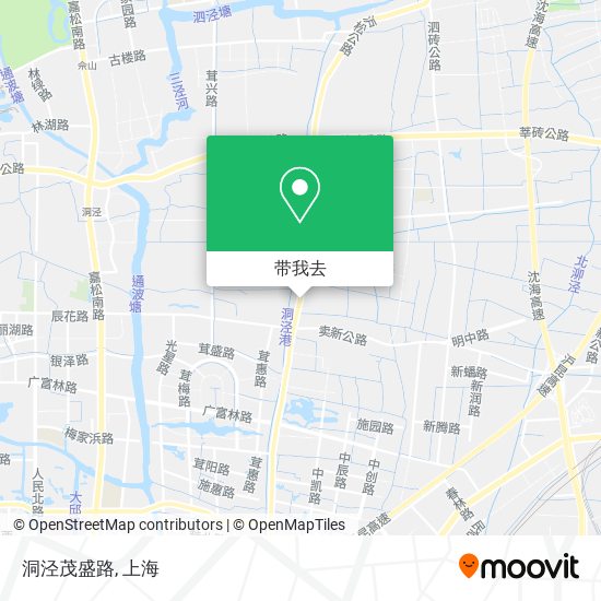 洞泾茂盛路地图