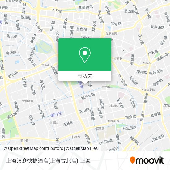 上海汉庭快捷酒店(上海古北店)地图