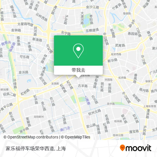 家乐福停车场荣华西道地图