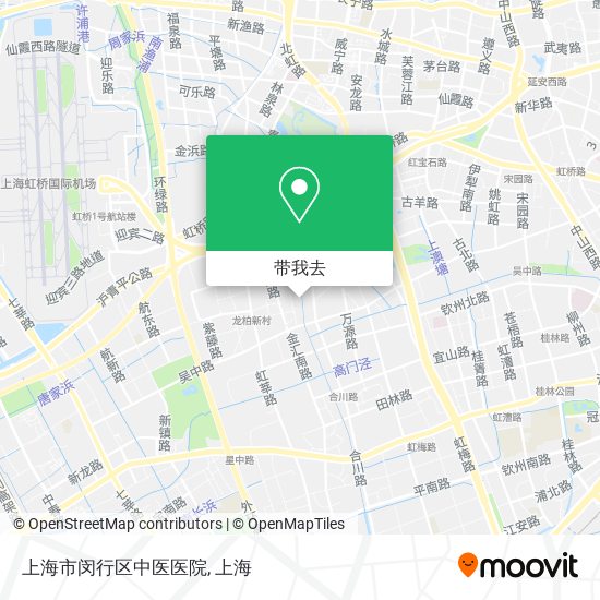 上海市闵行区中医医院地图