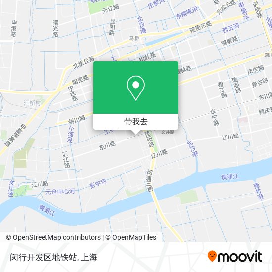 闵行开发区地铁站地图