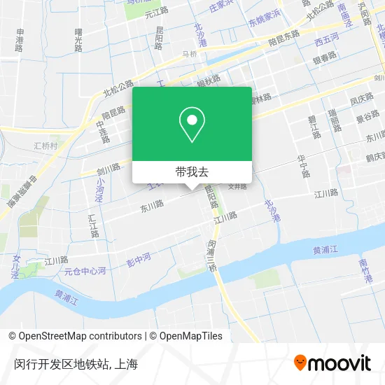 闵行开发区地铁站地图