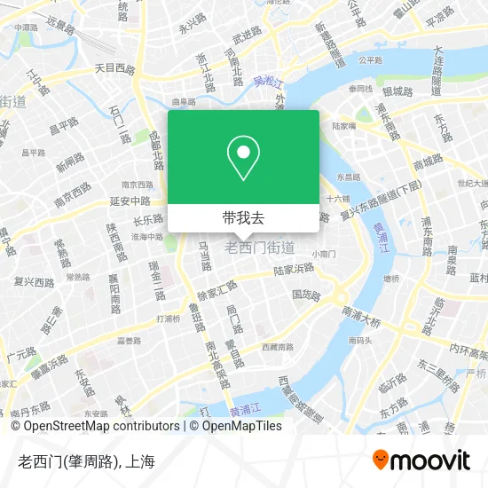 老西门(肇周路)地图