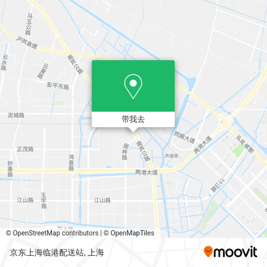 京东上海临港配送站地图