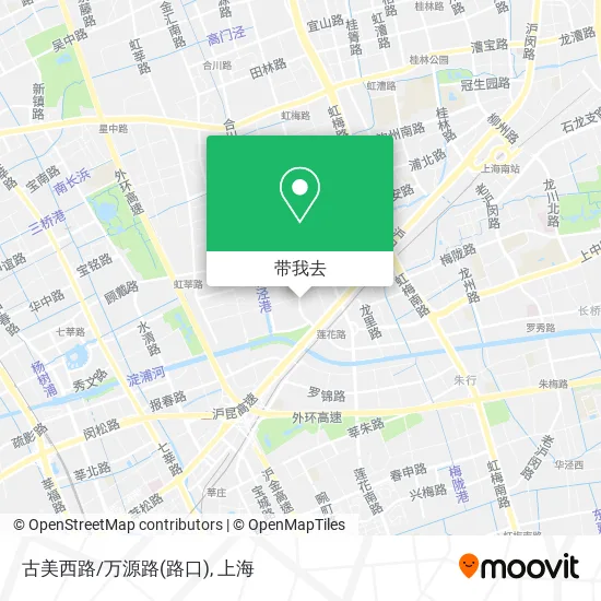 古美西路/万源路(路口)地图