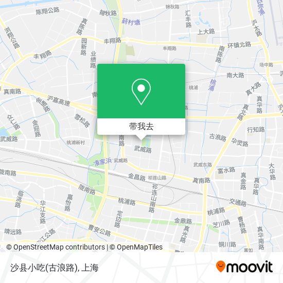沙县小吃(古浪路)地图