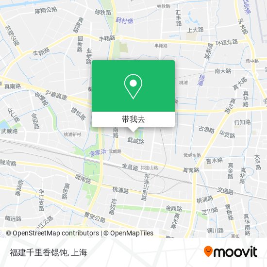 福建千里香馄饨地图