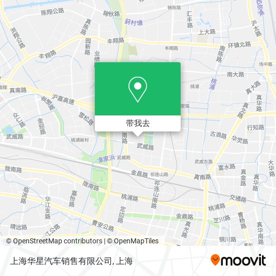 上海华星汽车销售有限公司地图