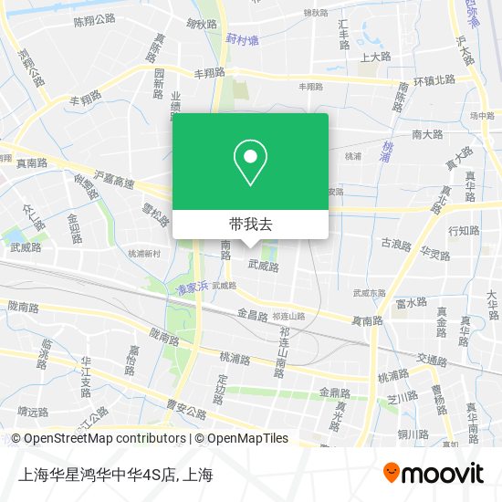 上海华星鸿华中华4S店地图