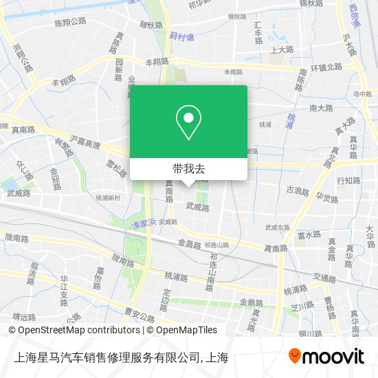 上海星马汽车销售修理服务有限公司地图