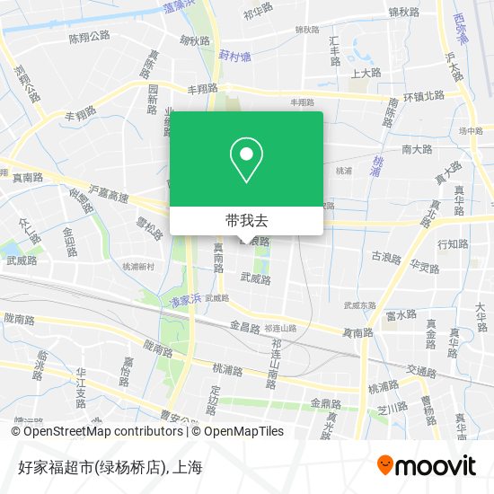 好家福超市(绿杨桥店)地图