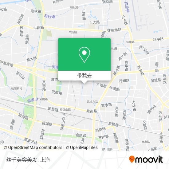 丝千美容美发地图