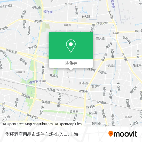 华环酒店用品市场停车场-出入口地图