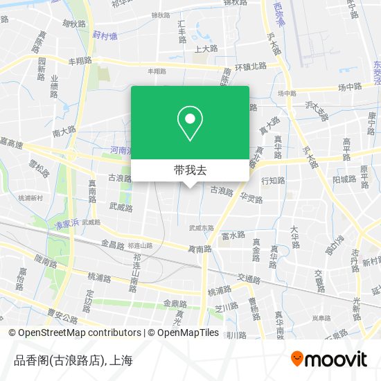 品香阁(古浪路店)地图