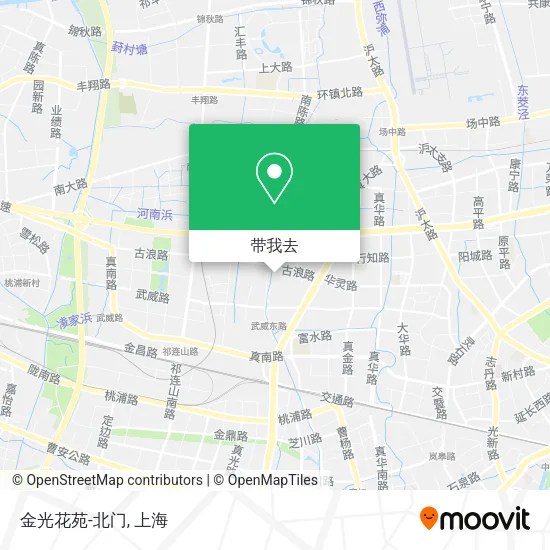 金光花苑-北门地图