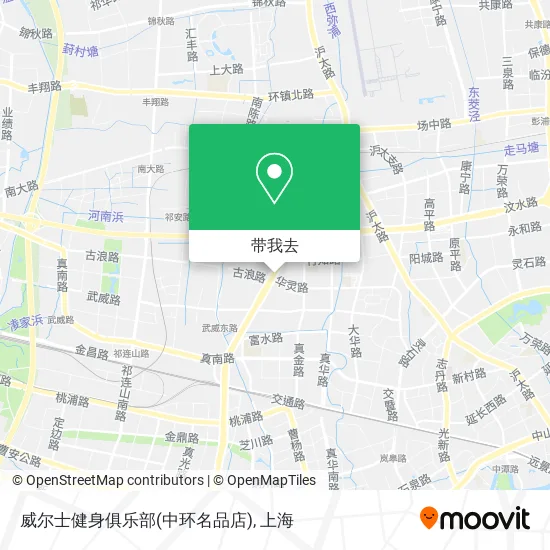 威尔士健身俱乐部(中环名品店)地图
