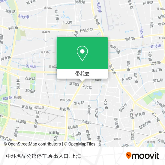 中环名品公馆停车场-出入口地图