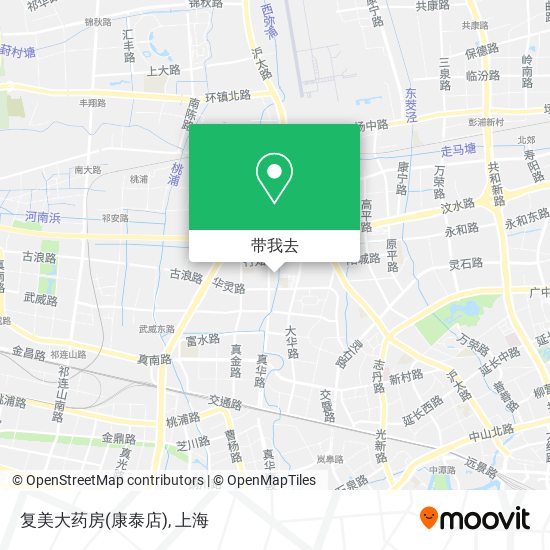 复美大药房(康泰店)地图