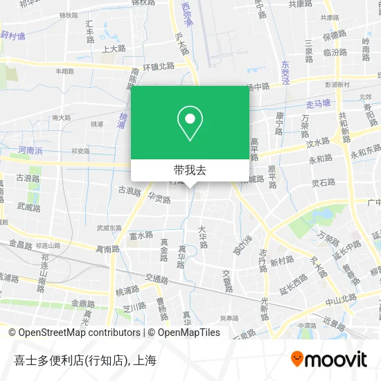 喜士多便利店(行知店)地图