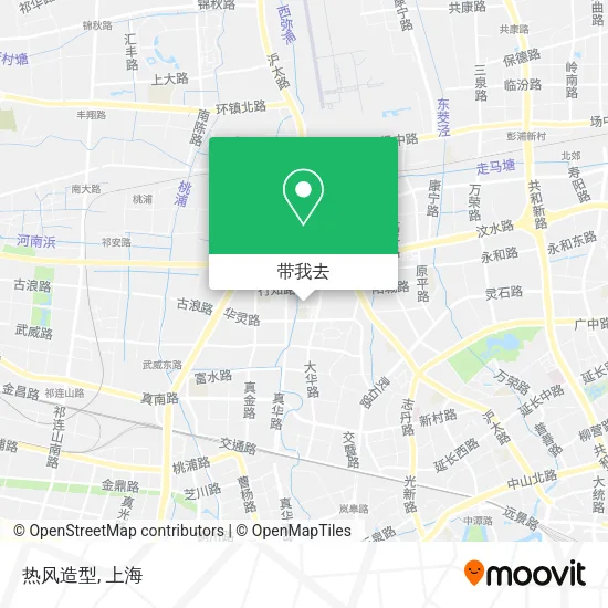 热风造型地图
