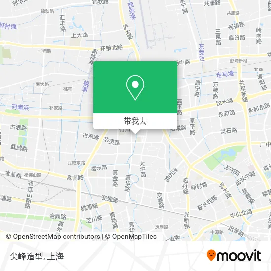 尖峰造型地图