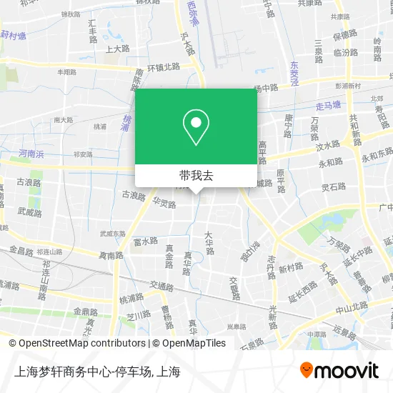上海梦轩商务中心-停车场地图