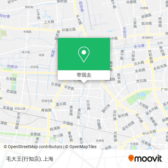 毛大王(行知店)地图
