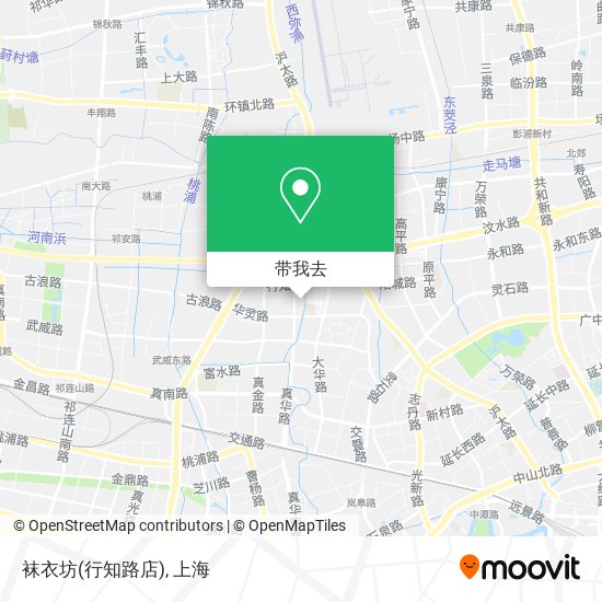 袜衣坊(行知路店)地图