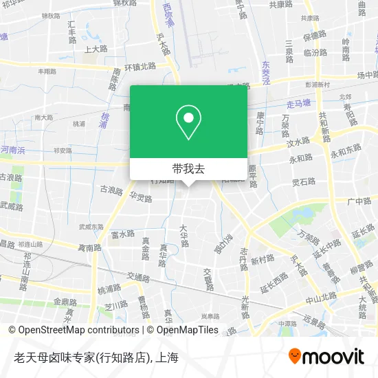 老天母卤味专家(行知路店)地图