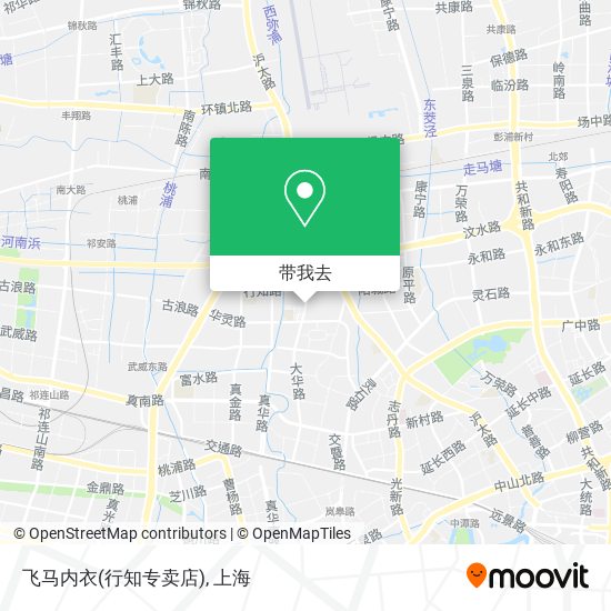 飞马内衣(行知专卖店)地图