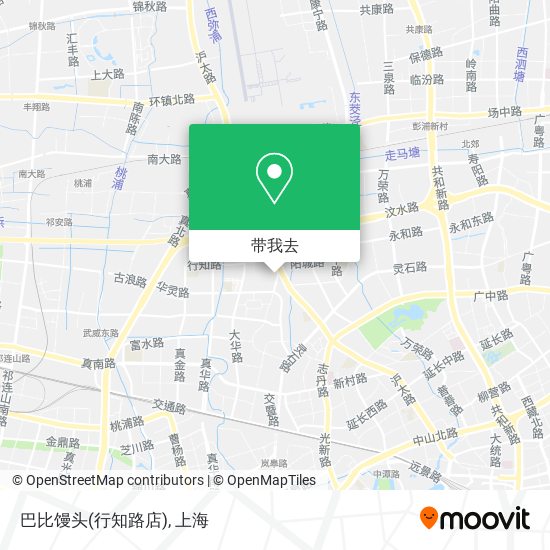 巴比馒头(行知路店)地图