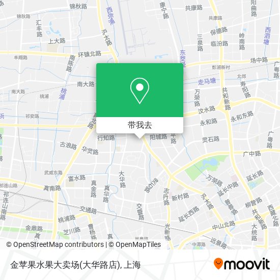 金苹果水果大卖场(大华路店)地图