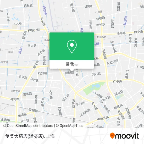 复美大药房(浦济店)地图