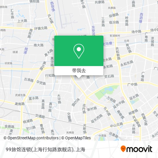 99旅馆连锁(上海行知路旗舰店)地图
