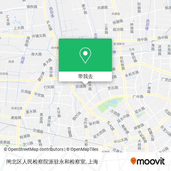 闸北区人民检察院派驻永和检察室地图