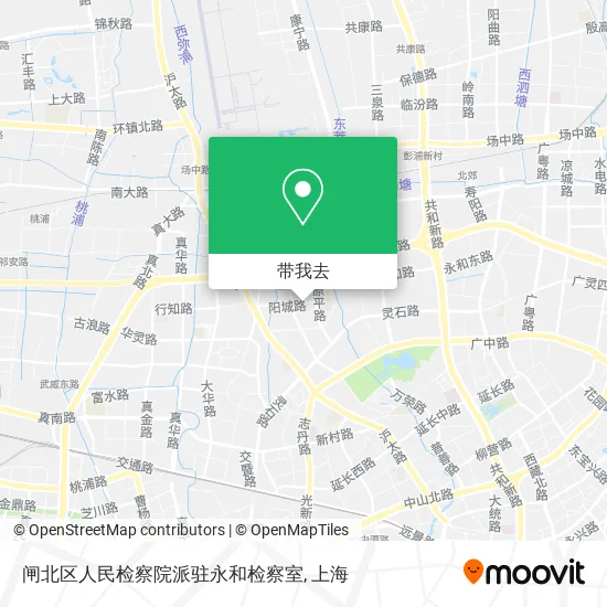 闸北区人民检察院派驻永和检察室地图