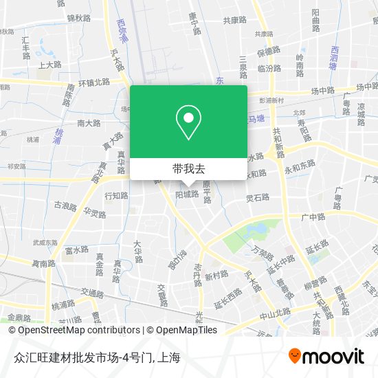 众汇旺建材批发市场-4号门地图