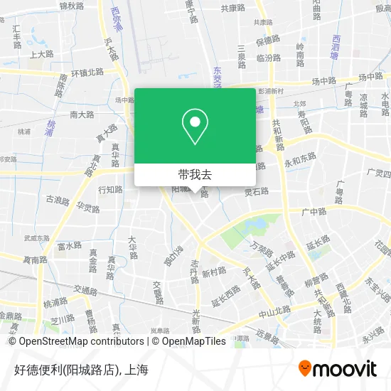 好德便利(阳城路店)地图
