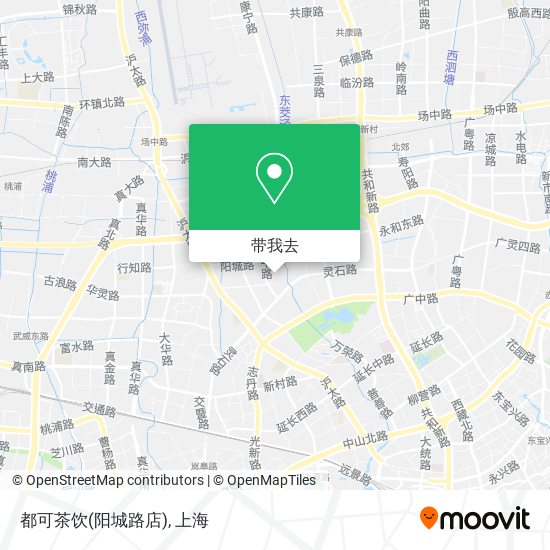 都可茶饮(阳城路店)地图