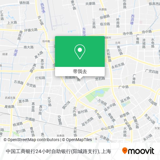 中国工商银行24小时自助银行(阳城路支行)地图