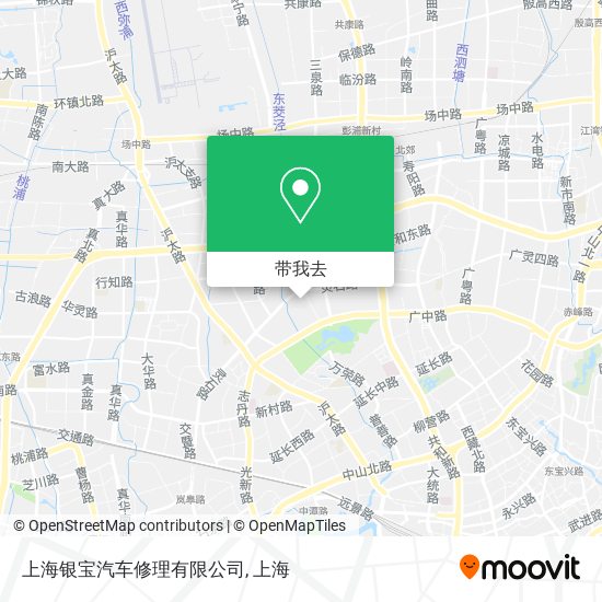 上海银宝汽车修理有限公司地图