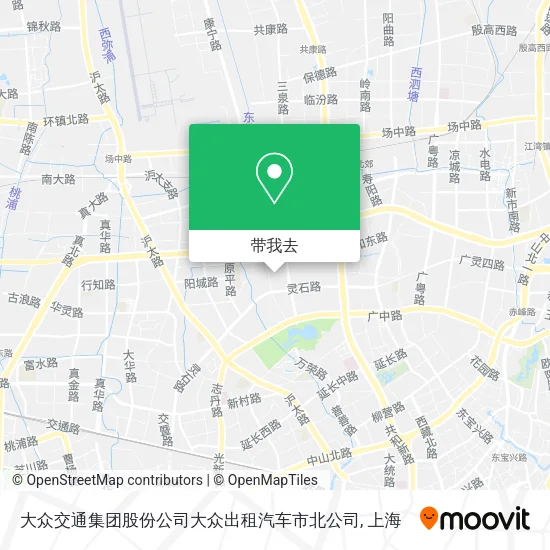 大众交通集团股份公司大众出租汽车市北公司地图